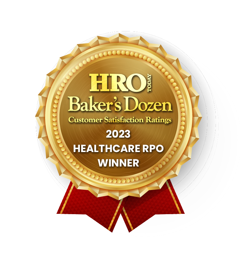 HRO Baker's Dozen 2023 Healthcare RPO Winner icon