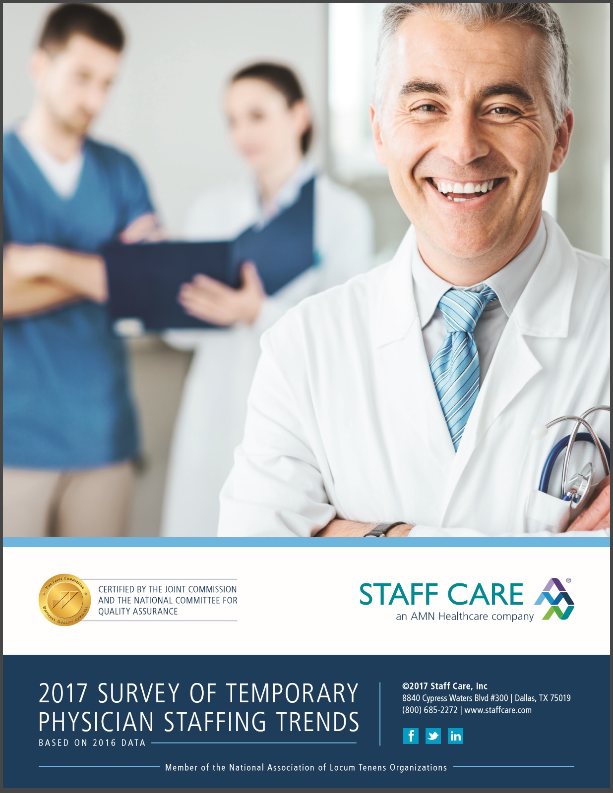 Staff Care's 2017 Survey of Temporary Physician Staffing Trends