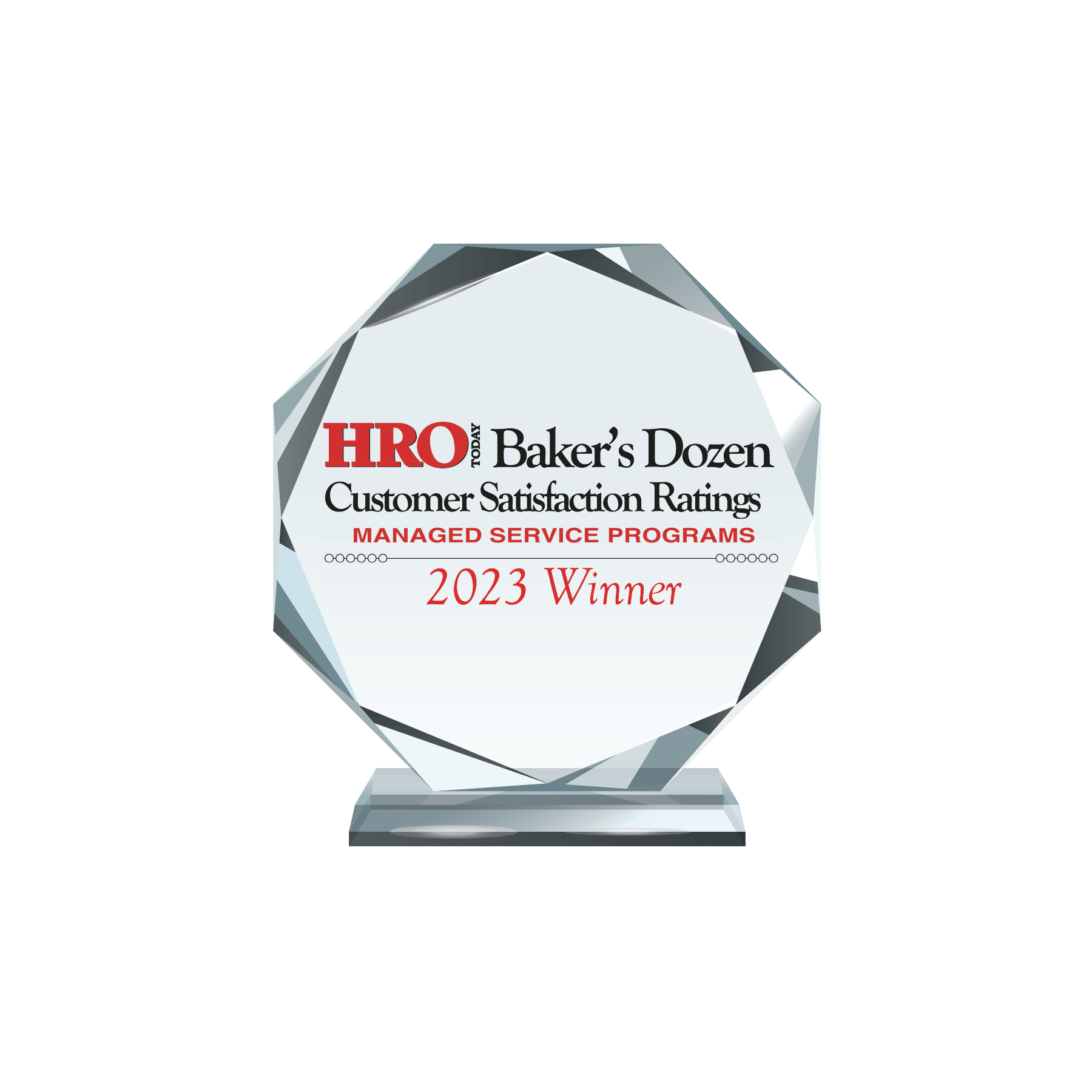 2023 HRO Bakers Dozen MSP Award