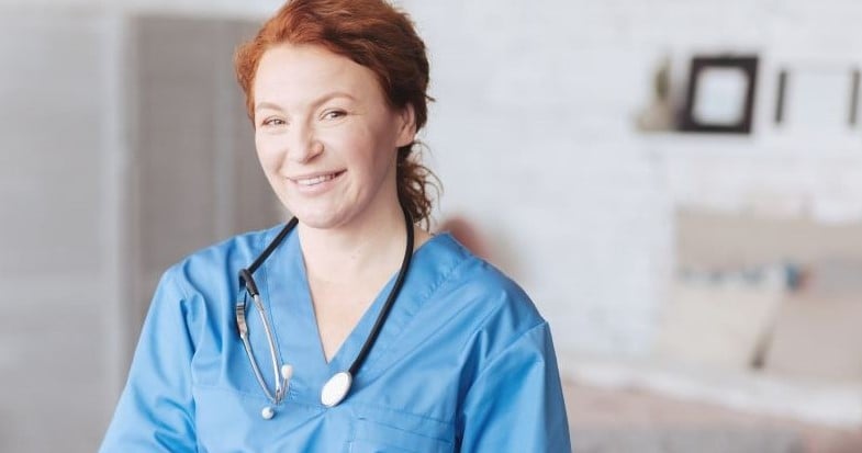 smiling nurse