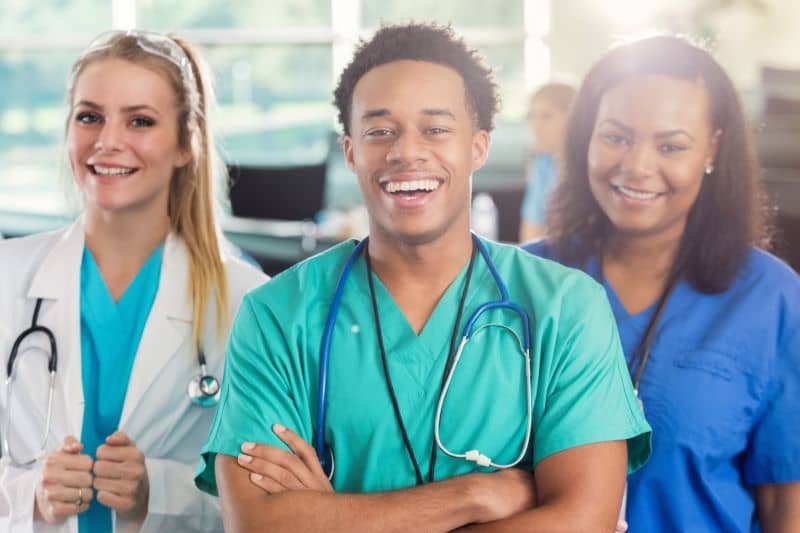 group of millennial nurses group of millennial nurses
