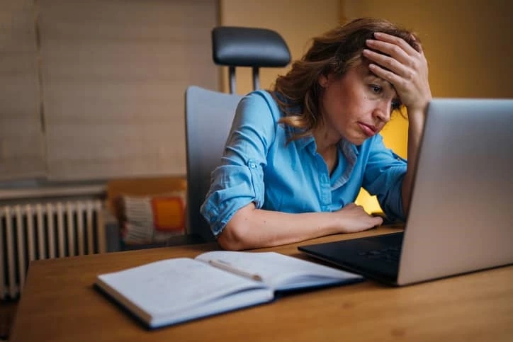 tired healthcare worker 