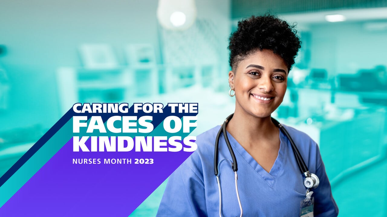 Nurse looking at the camera smiling