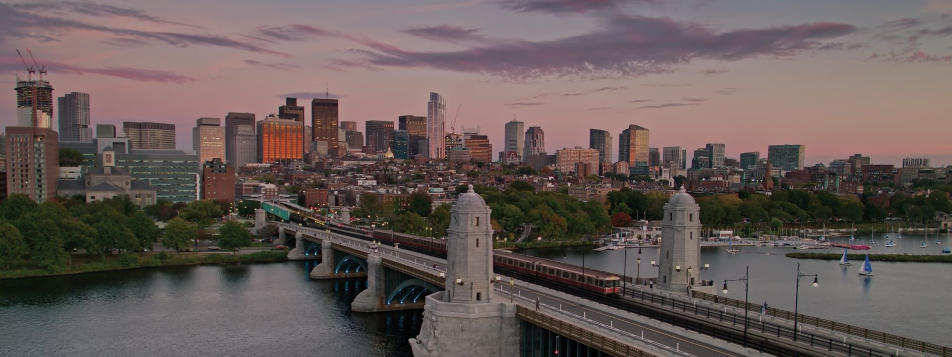 Massachusetts panoramic skyline