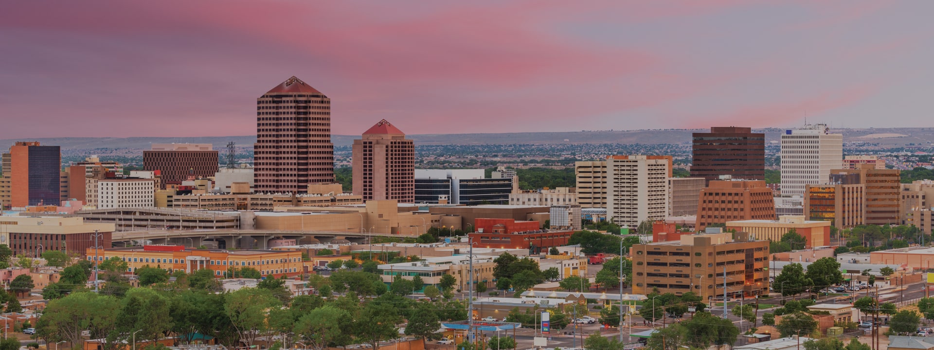 New Mexico panoramic skyline