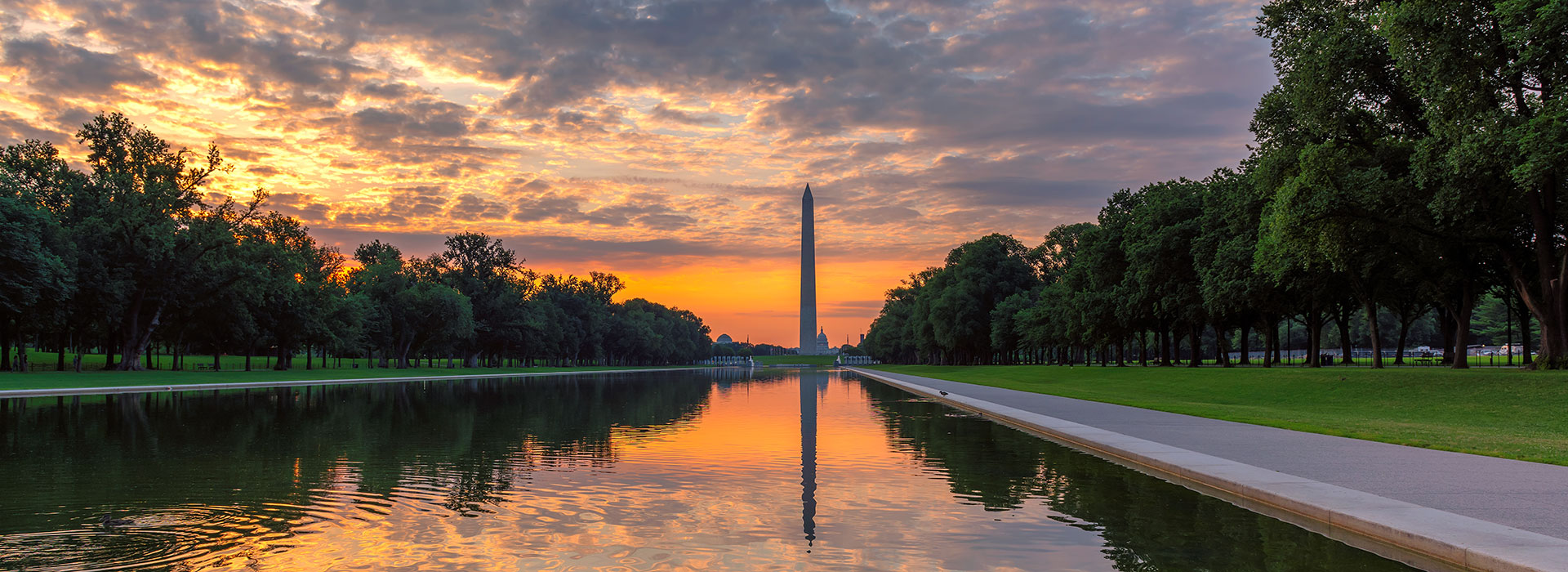 Washington DC panoramic skyline
