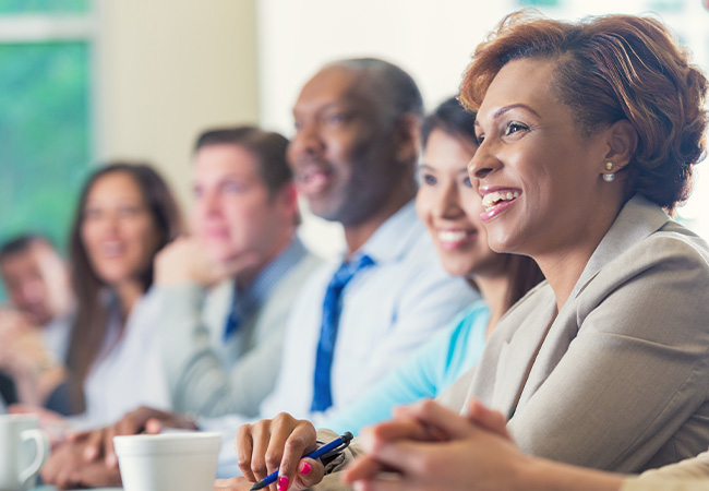 Students in class setting