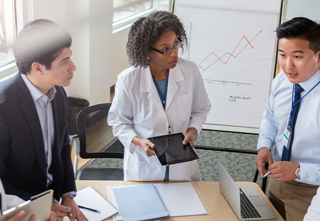 Interim leaders stepping into their new role.